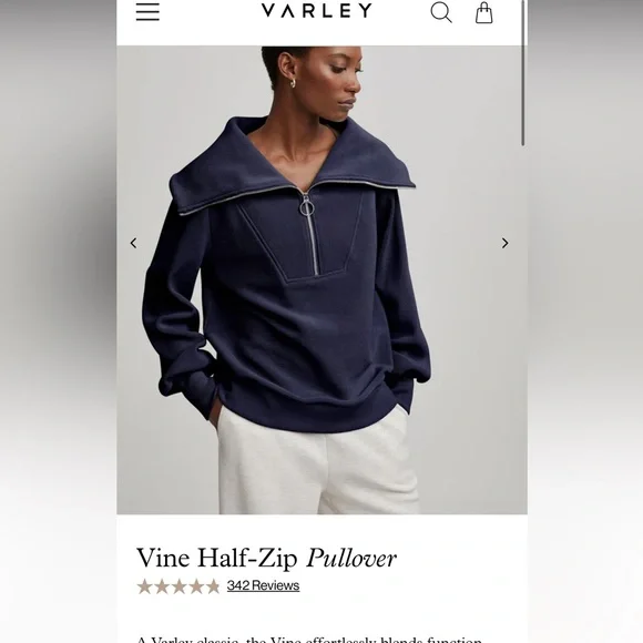 Varley Vine Half-Zip Pullover - Picture 2 of 9